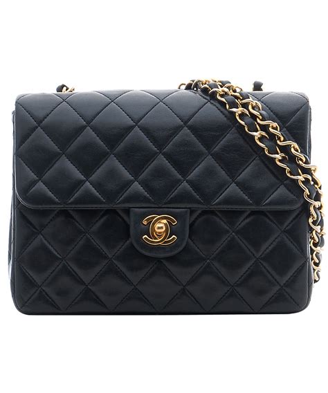 chanel black leather bag uk|authentic Chanel black leather bag.